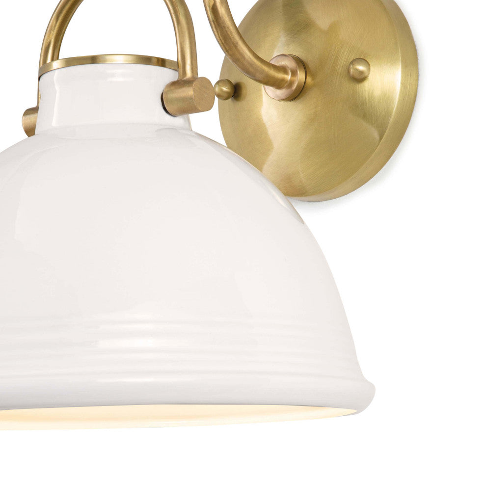 Eloise Ceramic Sconce, White