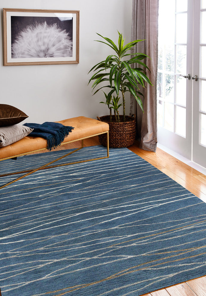 Bashian Sydney Area Rug, Azure, 2''6"x8''
