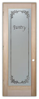 Pantry Door - Lenora - Douglas Fir (stain grade) - 24" x 96" - Knob on Right...