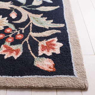 Safavieh Chelsea hk248b Floral Rug, Black, 2'6"x4'0"