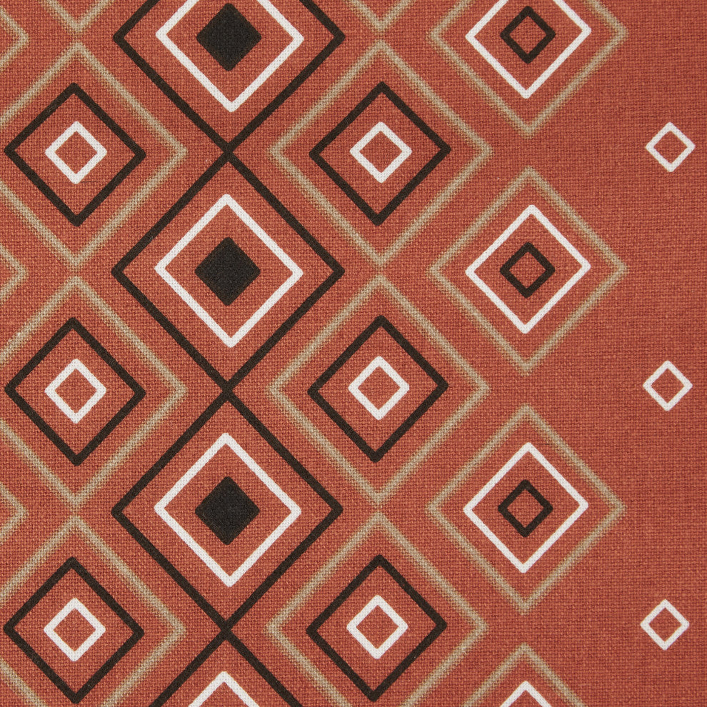 DII Asst Clay Aztec Print Pillow Cover, Set of 4