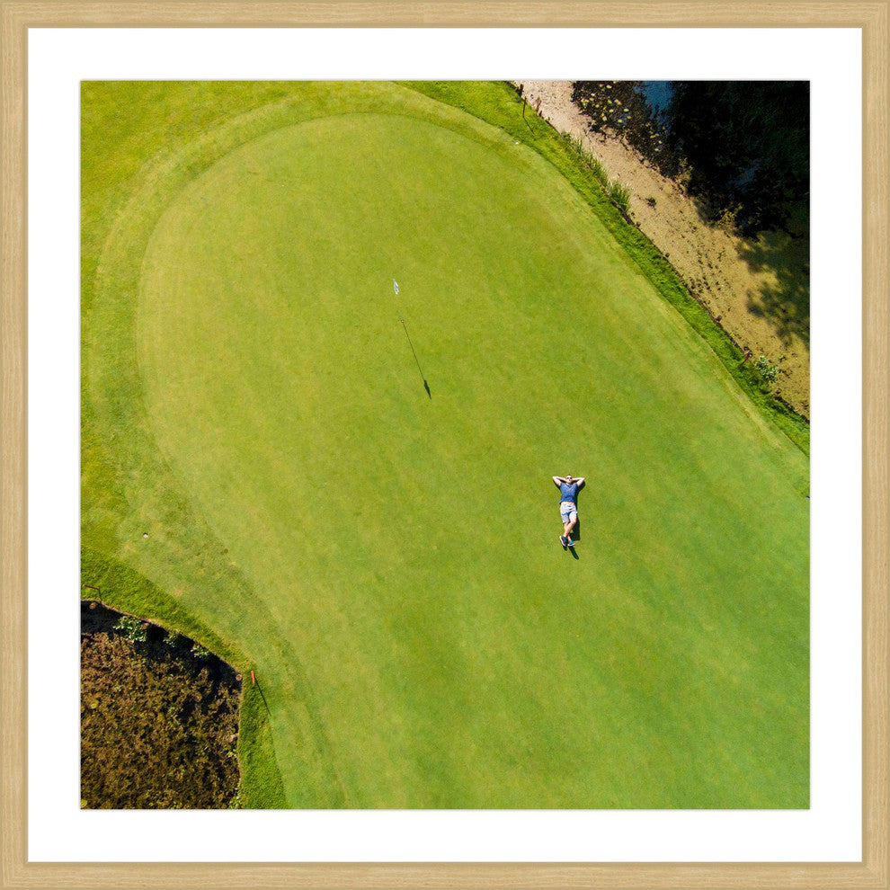 "On The Green" Framed Print by Karolis Janulis