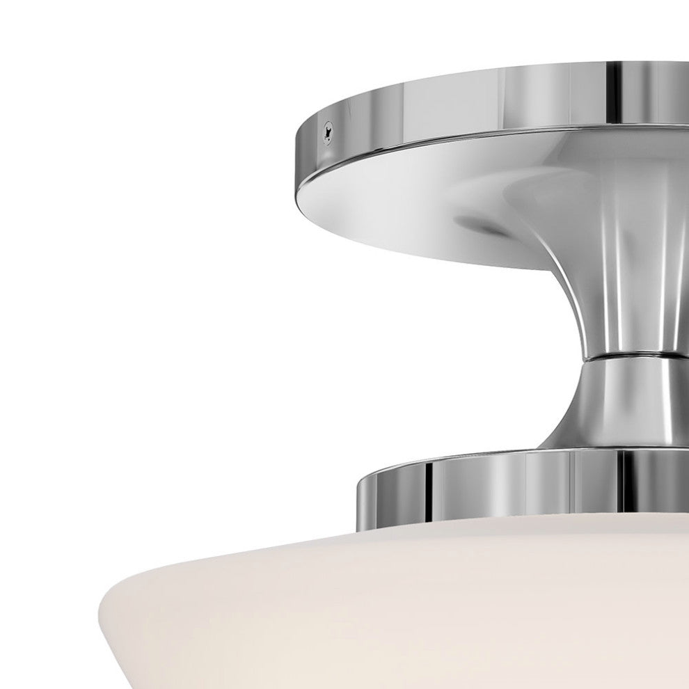 Hinkley Knox Small Semi-Flush Mount, Chrome
