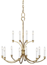 Westerly Medium Chandelier, Antique Gild