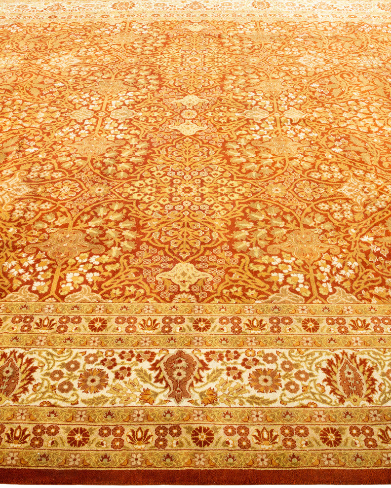 Mogul, One-of-a-Kind Hand-Knotted Area Rug Orange, 8' 2" x 10' 1"