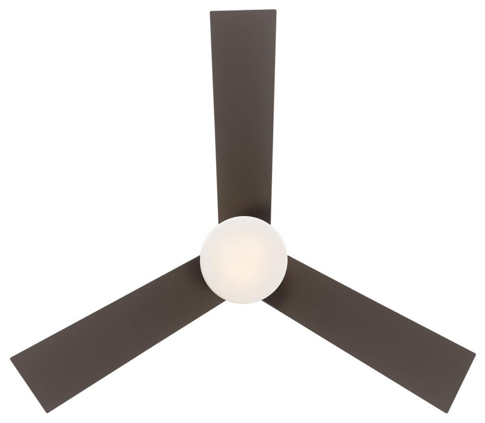Axis 1 Light 44 in. Indoor Ceiling Fan, 3500K, Bronze