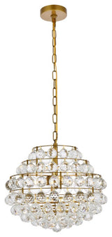 Seren 16" Pendant, Brass