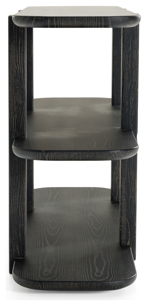 Modrest Noah Modern Dark Brown Bookshelf