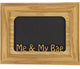 Me and My Bae Oak Picture Frame and Oak Matte, Horizontal, 5"x7"