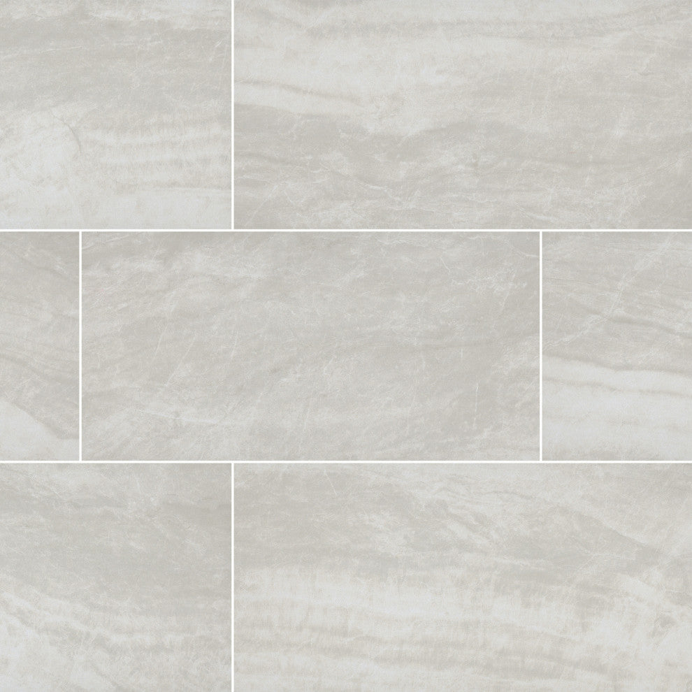 MSI NPRA2448P Praia - 24" x 48" Rectangle Floor and Wall Tile - - Gray