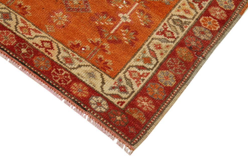 Rug N Carpet - Handwoven Oriental 2' 11" x 11' 8" Vintage Runner Rug
