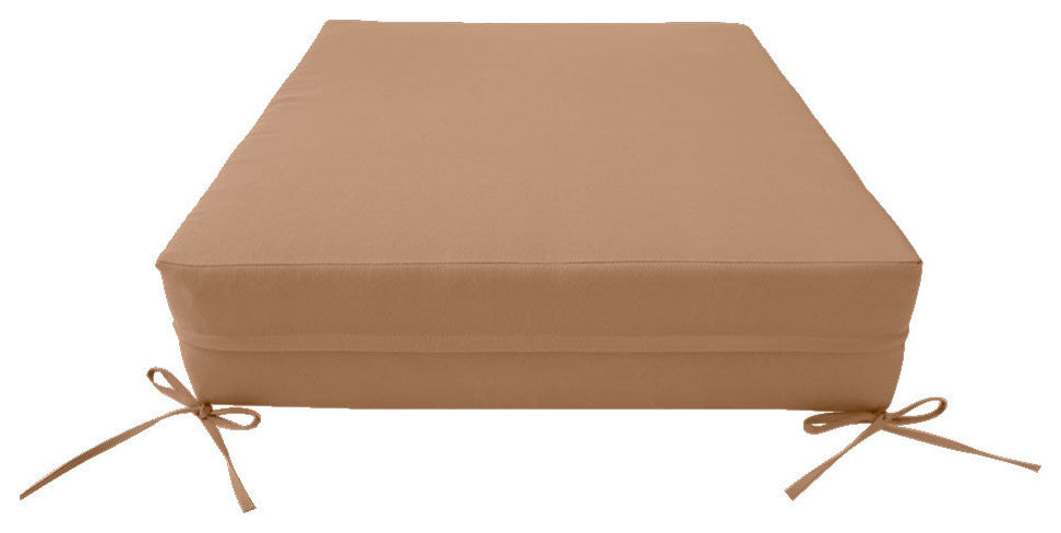 |COVER ONLY| Outdoor Knife Edge Small Deep Seat Backrest Pillow Slipcover AD104