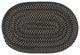Colonial Mills Rug Tinta Black Round, 9x9