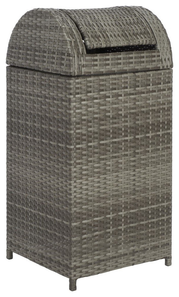 Safavieh Outdoor Serapis Trash Bn Grey
