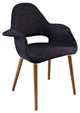 Modern Black Aegis Dining Armchair