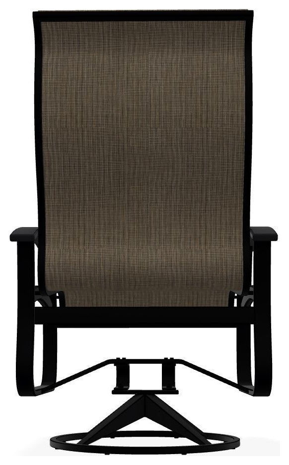 Belle Isle Sling Outdoor Swivel Rocker, Kora/Black