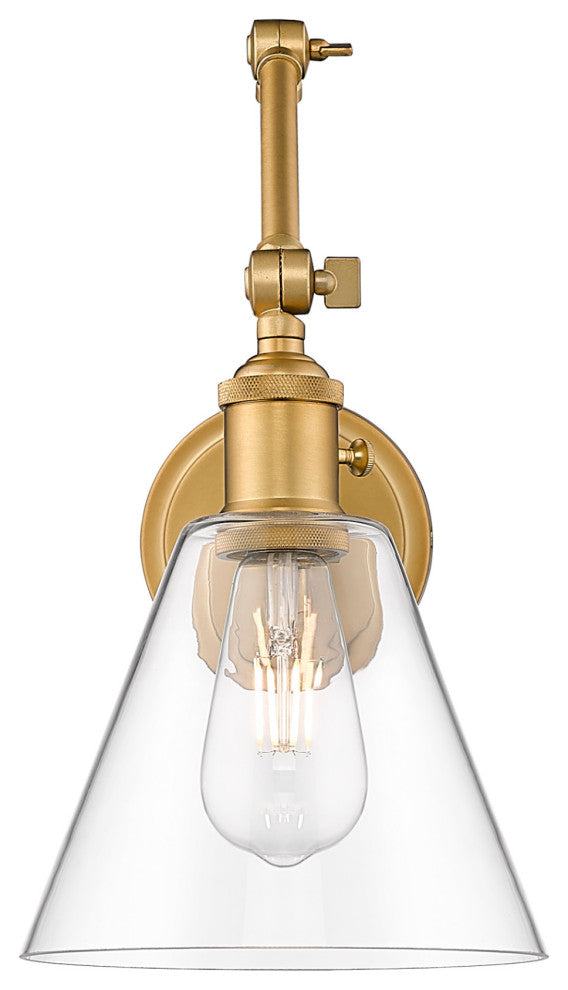 Z-Lite 348S Gayson 8" Tall Wall Sconce - Matte Black