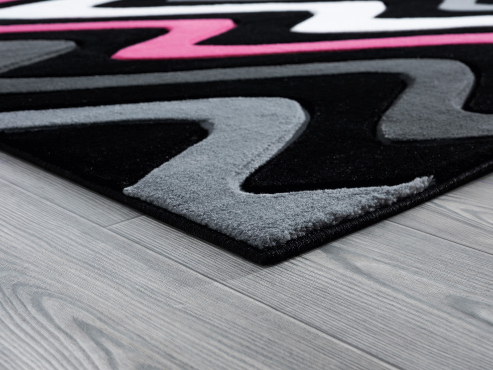 United Weavers Bristol Embezzle Pink Area Rug 7'10x10'6