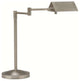 Pinnacle Halogen Swing Arm Desk Lamp, Satin Nickel