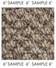 Cambridge II Soft Scroll Loop Carpet, Sorrell 1 Sample 6"x6"