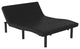 Selene Adjustable Upholstered Bed Base with Wireless Remote, Black, Queen