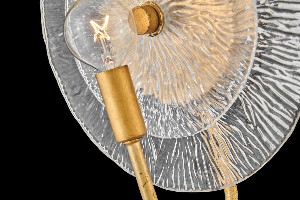 Fredrick Ramond Rene Medium Single Light Sconce, Distressed Brass