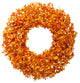 24" Harvest Fall Pre-Lit Wreath With 100 Micro Dot LED Lights