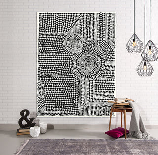 Clustered Dots A Fine Art Giant Canvas Print 54"X72"