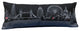 35" Black London Nighttime Skyline Lumbar Decorative Pillow