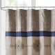 Madison Park Donovan Embroidered Medallion 72x72" Shower Curtain, Navy