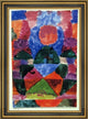 Paul Klee Ein Druck von Tegernsee - 16" x 24" Framed Premium Canvas Print