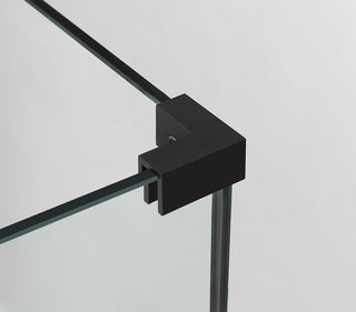 BromleyGS 68.25"-69.25"x32.375"x72" Frameless Corner Hinged Shower Enclosure