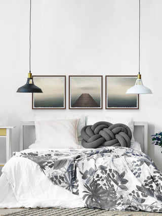 No Turning Back Triptych, 3-Piece Set, 18x18 Panels