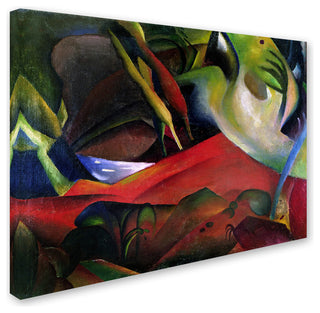 'The Storm, 1911' Canvas Art by August Macke