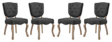 Array Dining Side Chair Set of 4, Gray