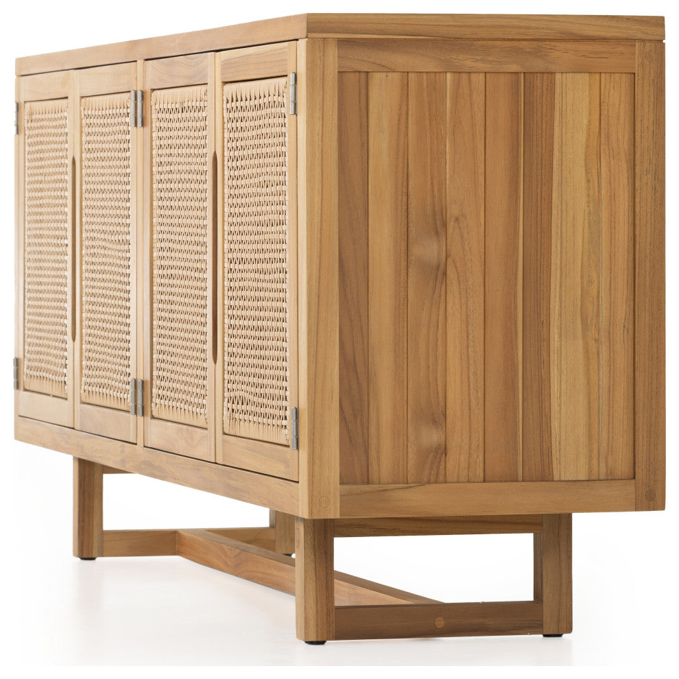 Merit Outdoor Sideboard-Natural Teak-Fsc