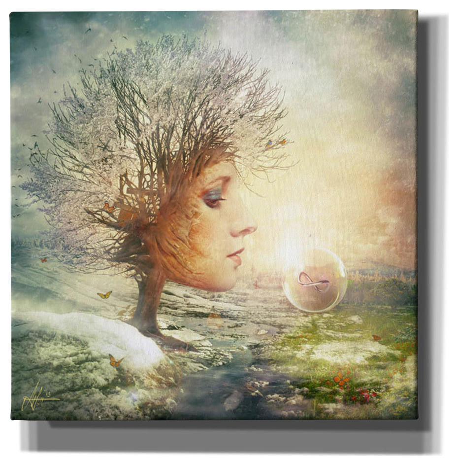 Cortesi Home "Treasure" by Mario Sanchez Nevado, Giclee Canvas Wall Art, 12"x12"