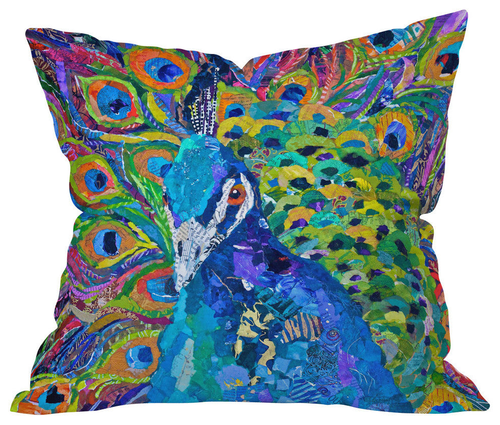 Elizabeth St Hilaire Nelson Cacophony Of Color Outdoor Throw Pillow, 16x16x4