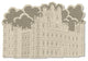 Downton Abbey Table Placemats 14" x 20", Set of 4