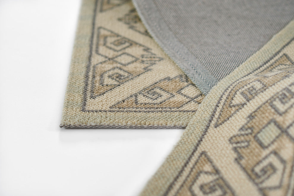 Momeni Anatolia Wool and Nylon Sage Area Rug 5'3" X 7'6"