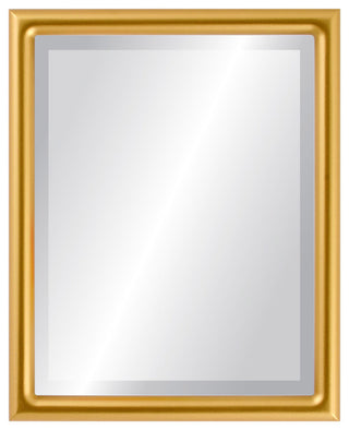 Pasadena Framed Rectangle Mirror, Gold Spray, 19"x25"
