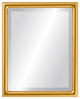 Pasadena Framed Rectangle Mirror, Gold Spray, 19"x25"