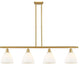 Innovations 516-4I-SG-GBD-751-LED 4 Light Island Light, Satin Gold