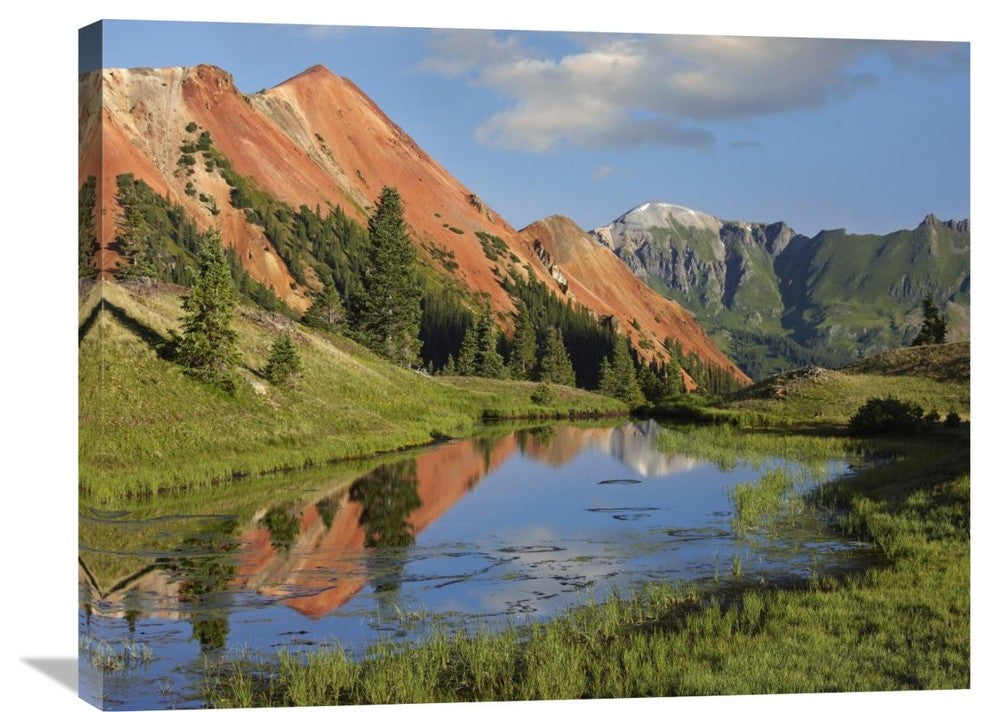 "Red Mountain, Gray Copper Gulch, Colorado" Artwork