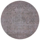 Ahgly Company Indoor Round Mid-Century Modern Area Rugs, 5' Round