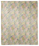 Funky Floral 50x60 Coral Fleece Blanket