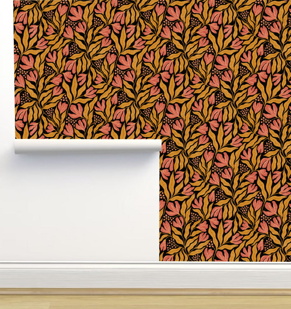 Nadine Dark Wallpaper, 24"x144"