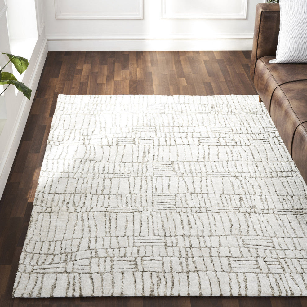 Hazel 7'10" X 10'2" Ft Machine Knitted Rug
