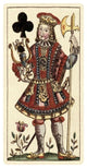 "Knave of Clubs (Bauern Hochzeit Deck)" Paper Art, 38"x74"