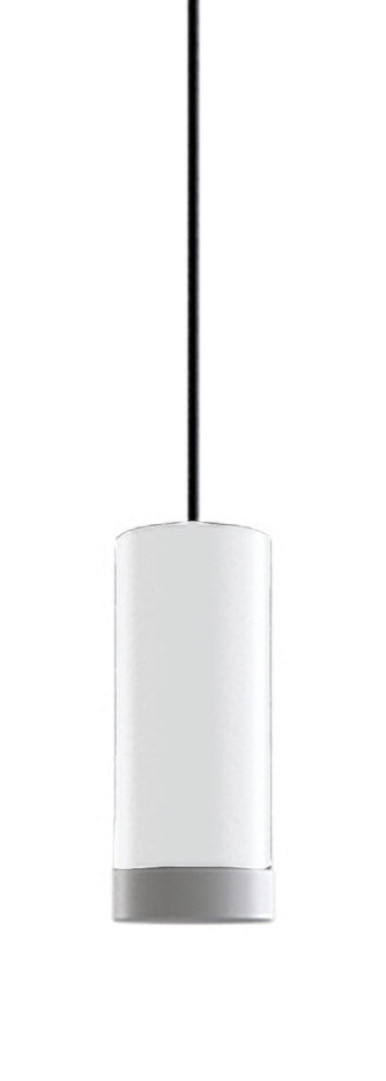 Novo Short - Luminous Ring - Acrylic Single Pendant - White Socket